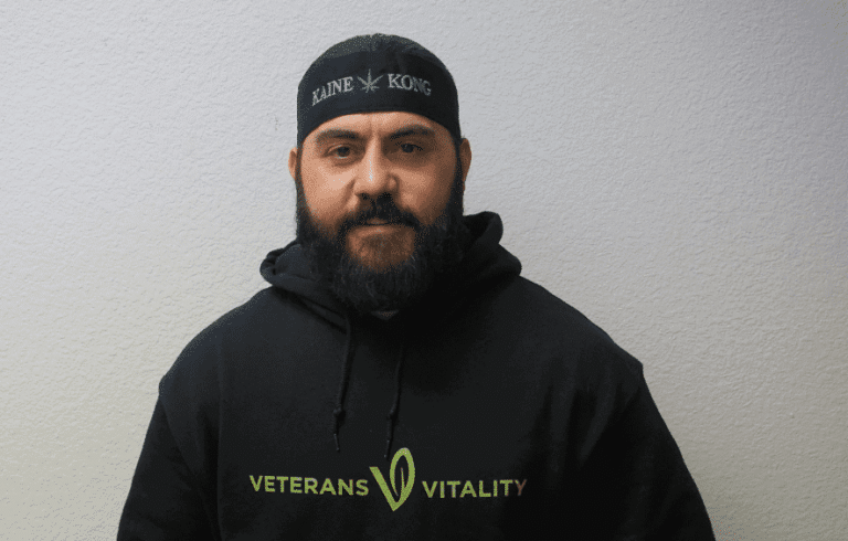 veteran kaine marzola with ptsd and founder of veterans vitality