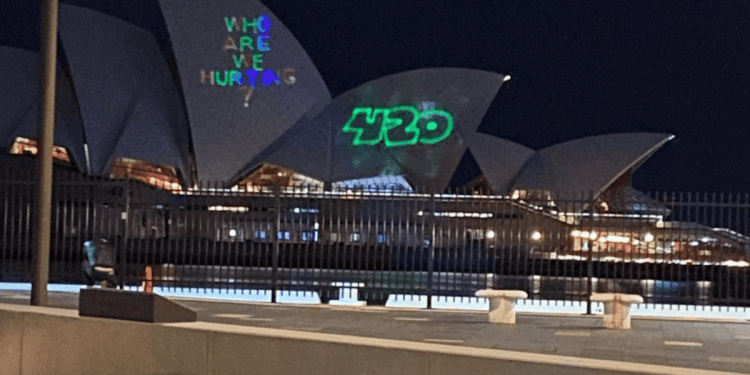 Australian Activists Face Charges for 4/20 Sydney Opera House Projection Protest