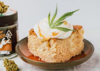 Cannabis-Infused Brown Sugar Milk Tea Cake 24 Servings Dosage: Approximately 7.5mg per serving*