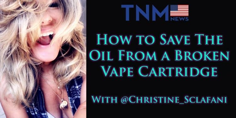 How To Save The Oil From Your Broken Vape Cartridge