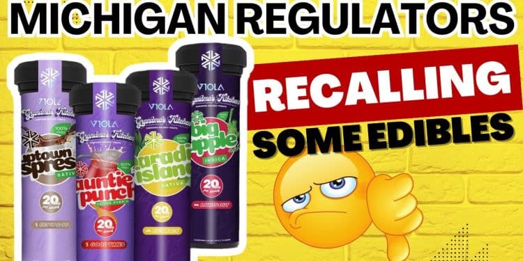 lMichigan Cannabis Regulator Recalls Viola Edibles for Excessive THC | High at 9 News Update