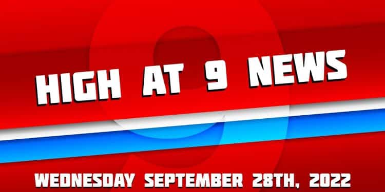 High at 9 News September 28th 2022
