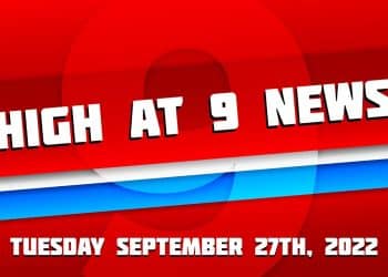 High at 9 News September 27th 2022