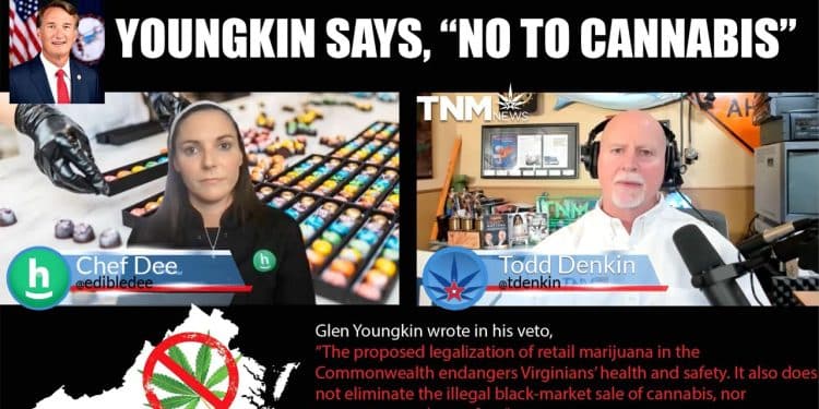 GLENN YOUNGKIN SAYS NO TO CANNABIS IN VIRGINIA with @EdibleDee