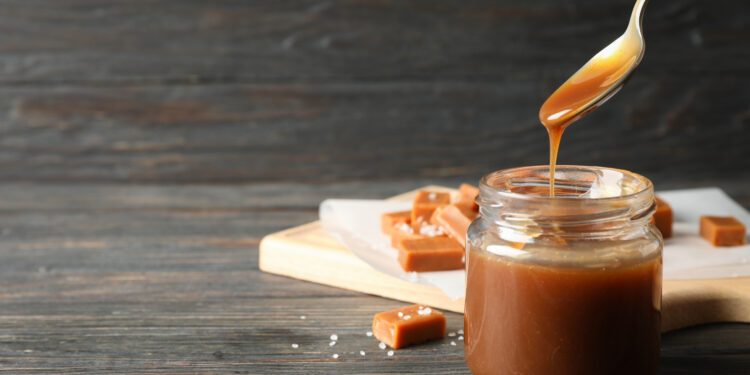 Cannabis infused caramel sauce