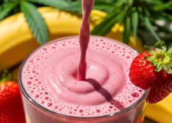 Infused Strawberry Banana Smoothie