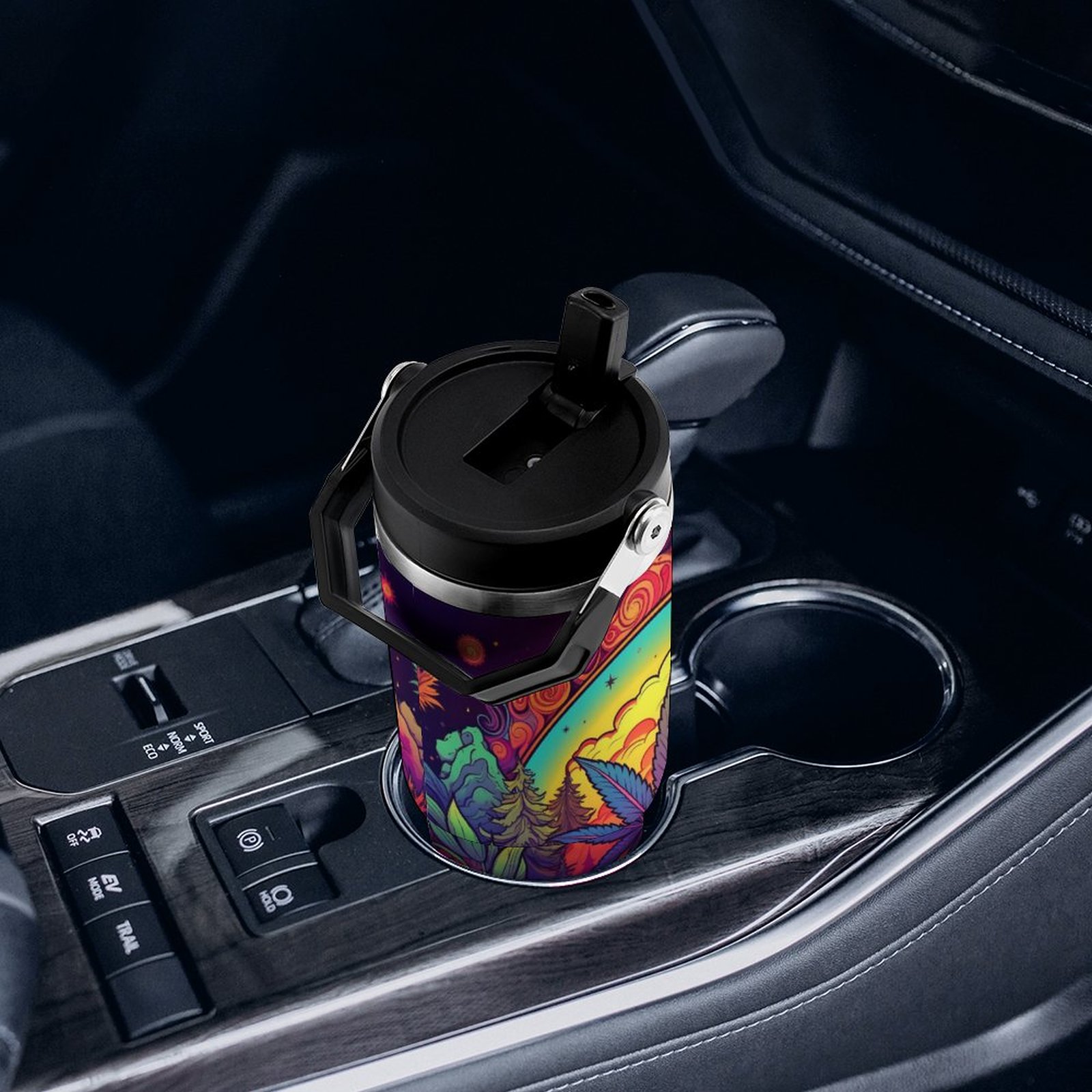 Wilderness Leaf Art 30oz Car Cup with Handle SHIPPING INCLUDED! - Image 7