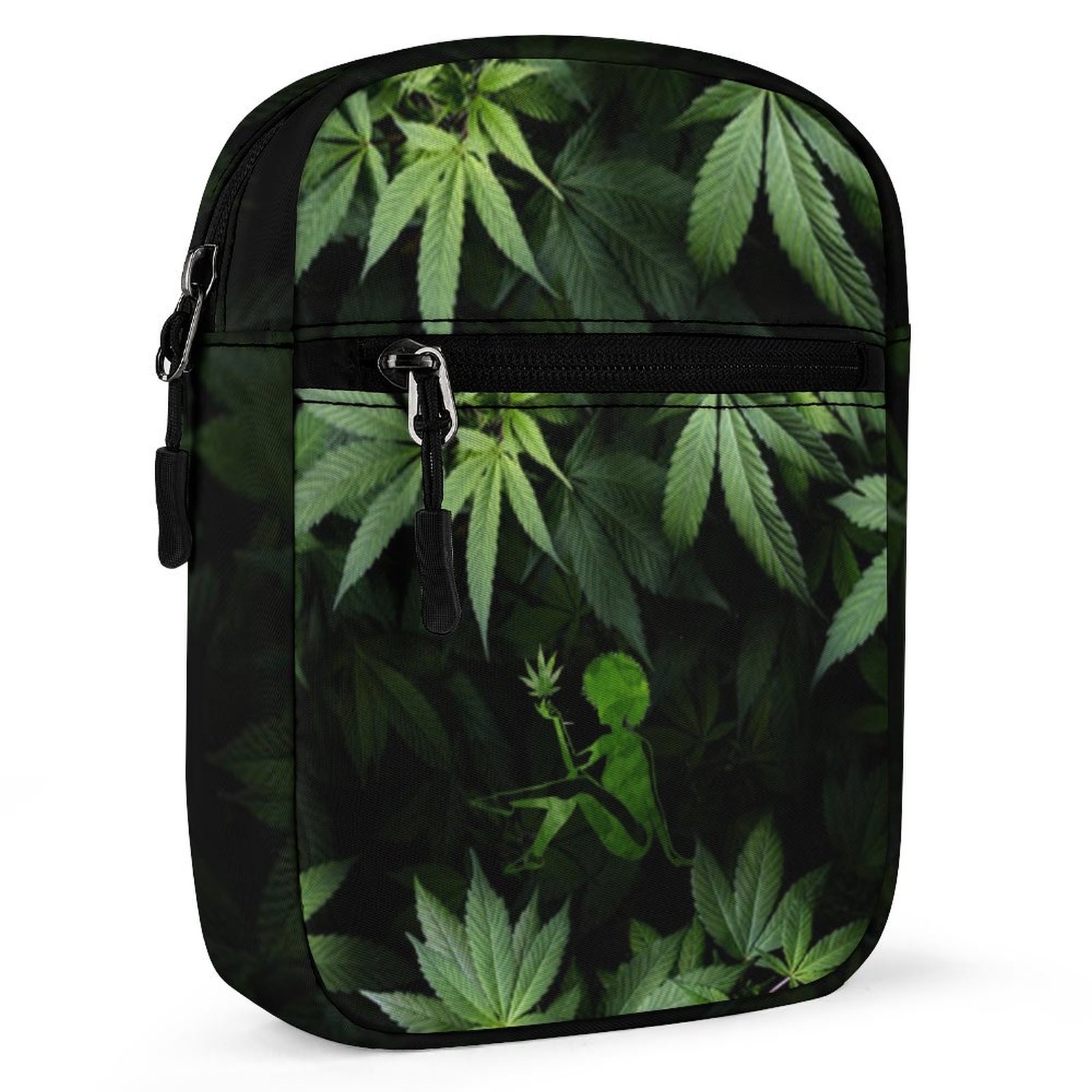Ganja Goddess Silhouette Small Messenger Stash Bag SHIPPING INCLUDED! - Image 2