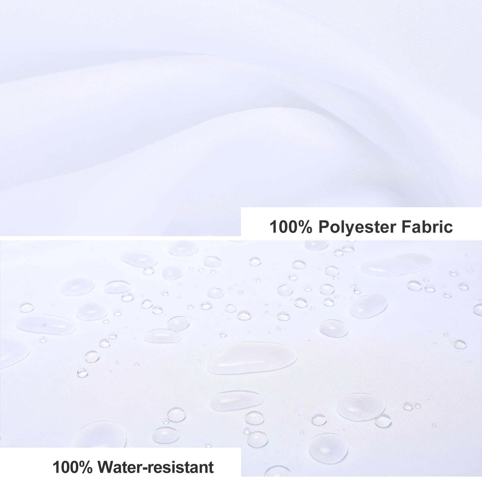 Large Leaf Band Shower Curtain - Image 8