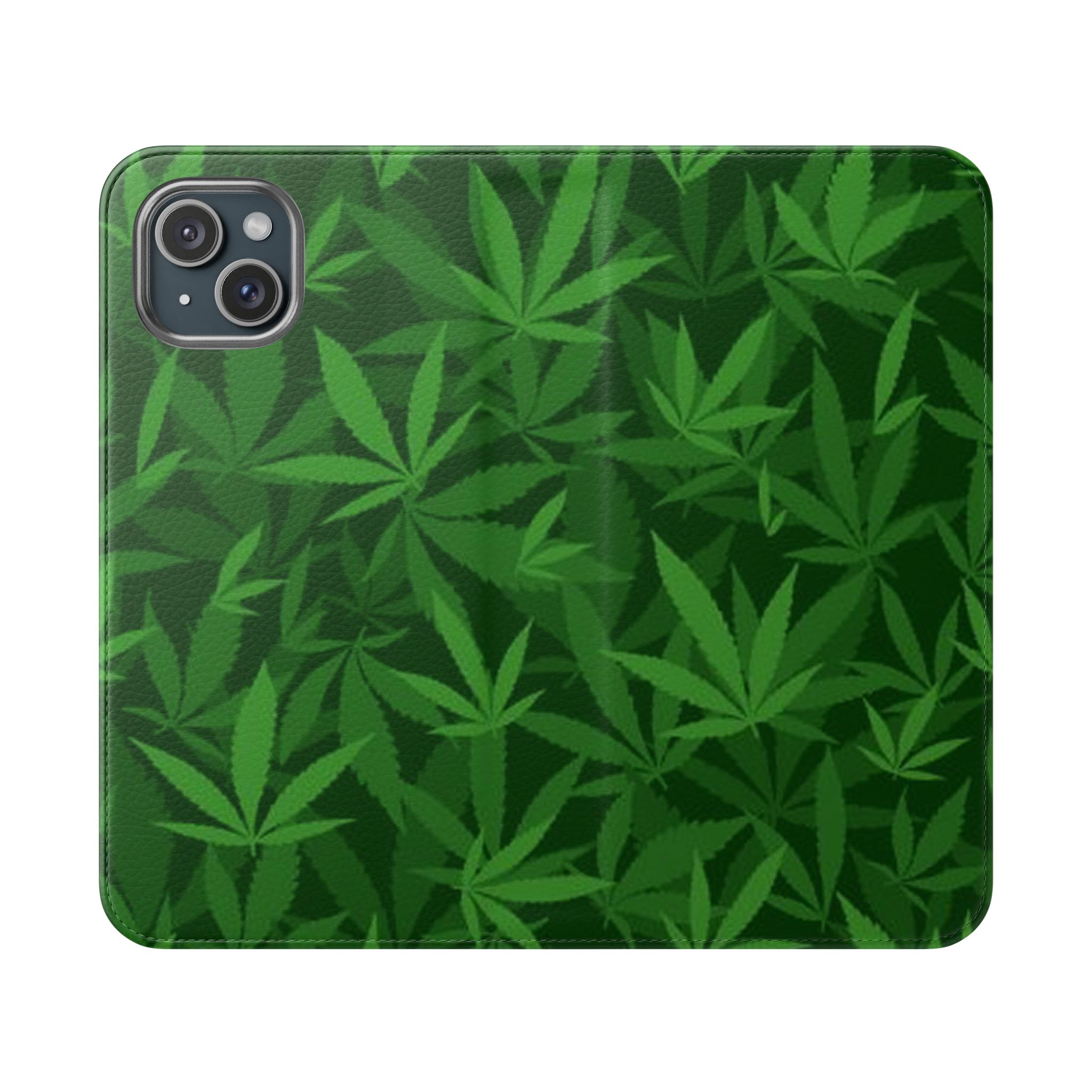 MJ Leaf Flip Cases - Stylish Phone Wallet, Unique Gift for Nature Lovers, Eco-Friendly Accessory - Image 93