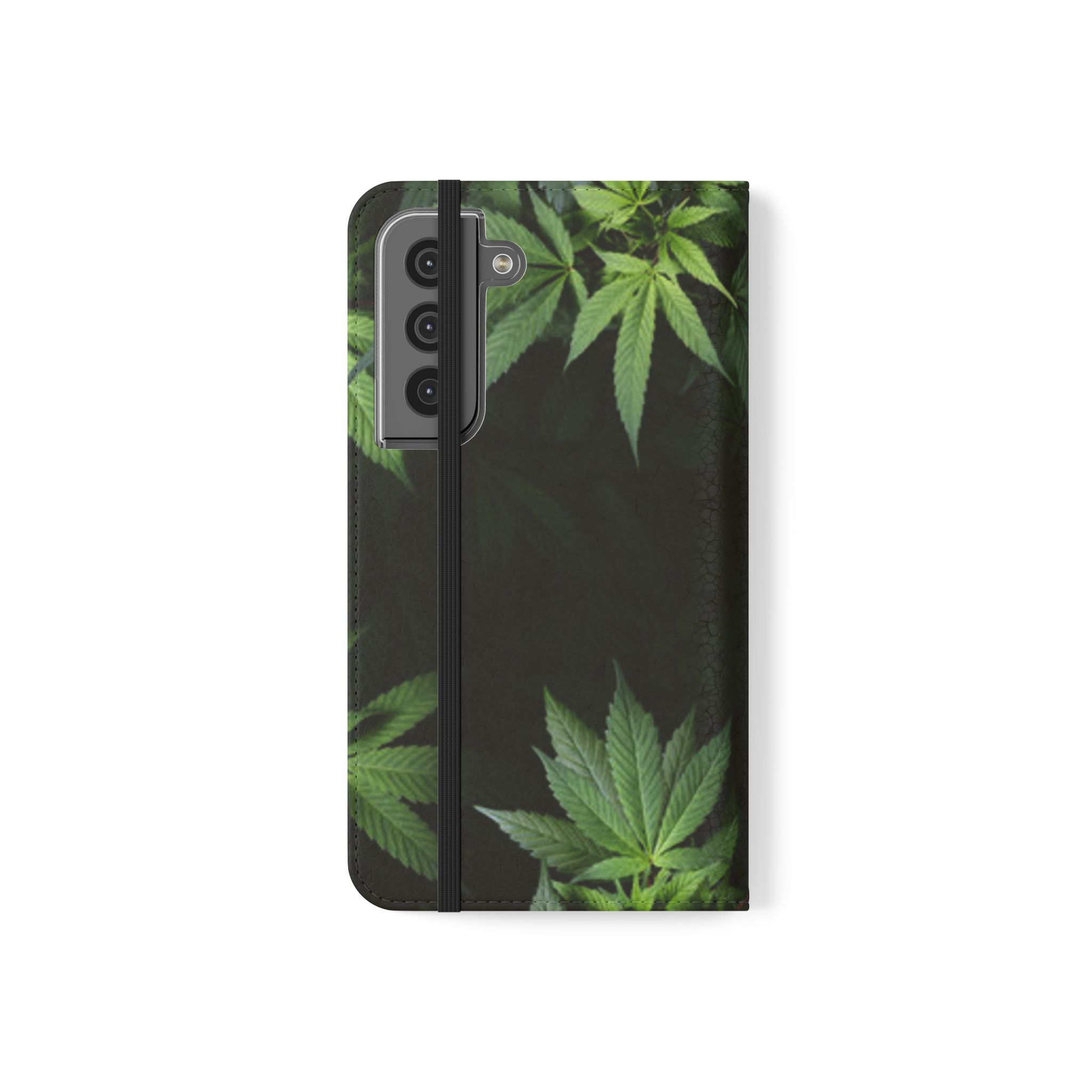 Beautiful Leaf Flip Cases - Stylish Phone Wallet, Unique Gift for Nature Lovers, Eco-Friendly Accessory - Image 4