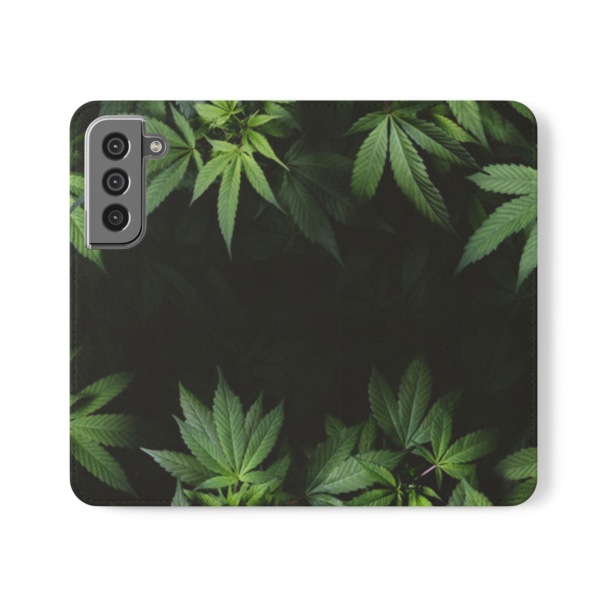 Beautiful Leaf Flip Cases - Stylish Phone Wallet, Unique Gift for Nature Lovers, Eco-Friendly Accessory