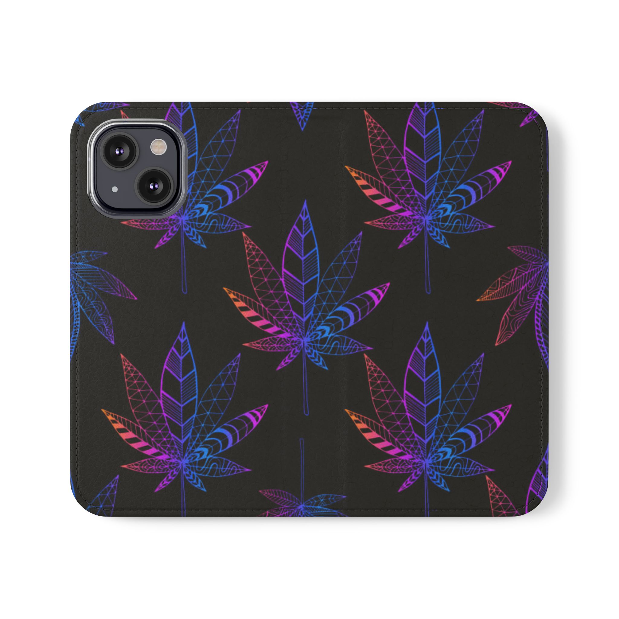 Vibrant Leaf Flip Cases - Stylish Phone Wallet, Unique Gift for Nature Lovers, Eco-Friendly Accessory - Image 17