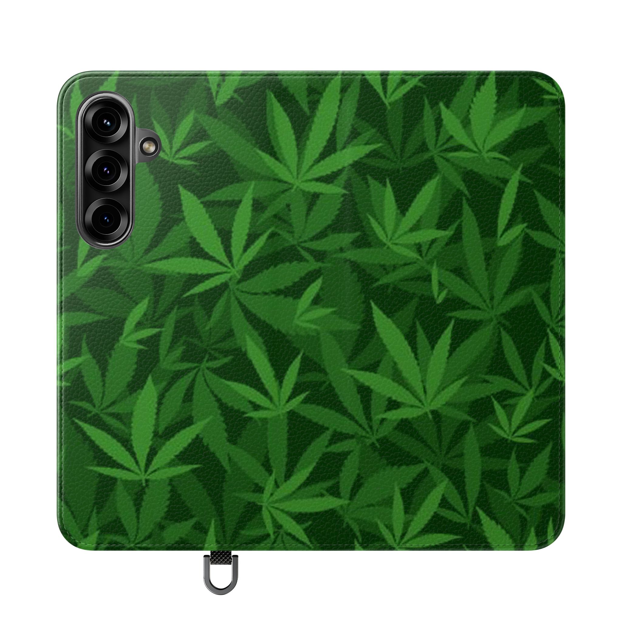 MJ Leaf Flip Cases - Stylish Phone Wallet, Unique Gift for Nature Lovers, Eco-Friendly Accessory - Image 145