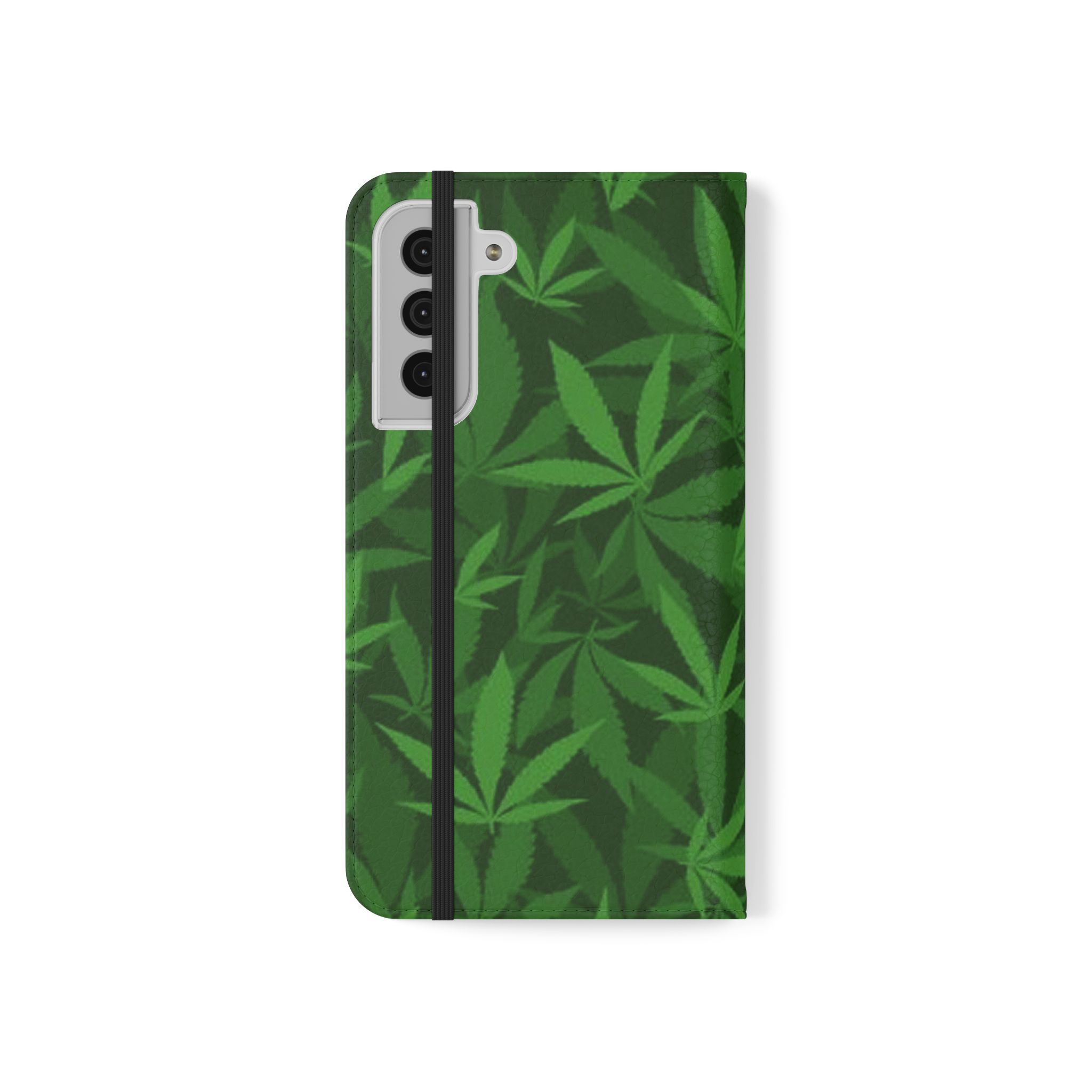 MJ Leaf Flip Cases - Stylish Phone Wallet, Unique Gift for Nature Lovers, Eco-Friendly Accessory - Image 8