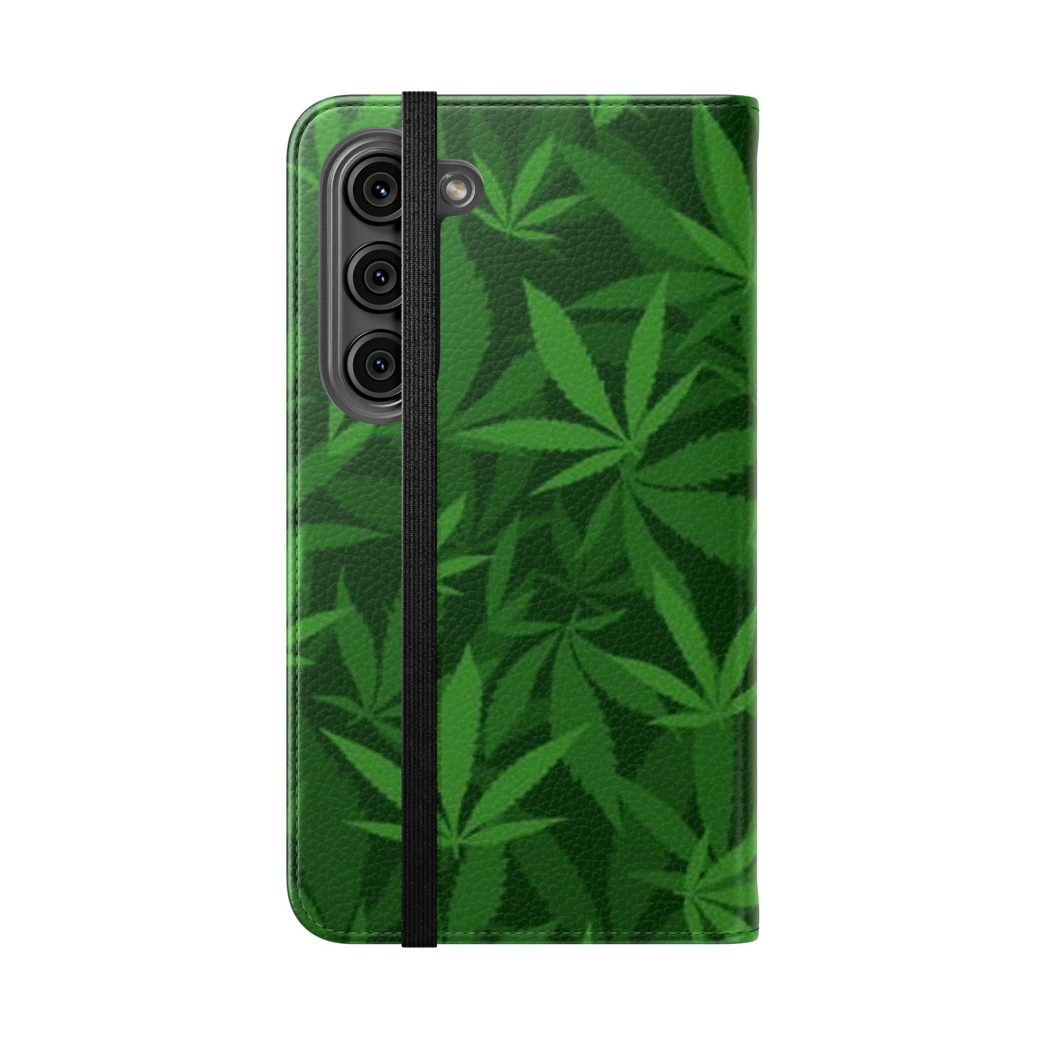 MJ Leaf Flip Cases - Stylish Phone Wallet, Unique Gift for Nature Lovers, Eco-Friendly Accessory - Image 119