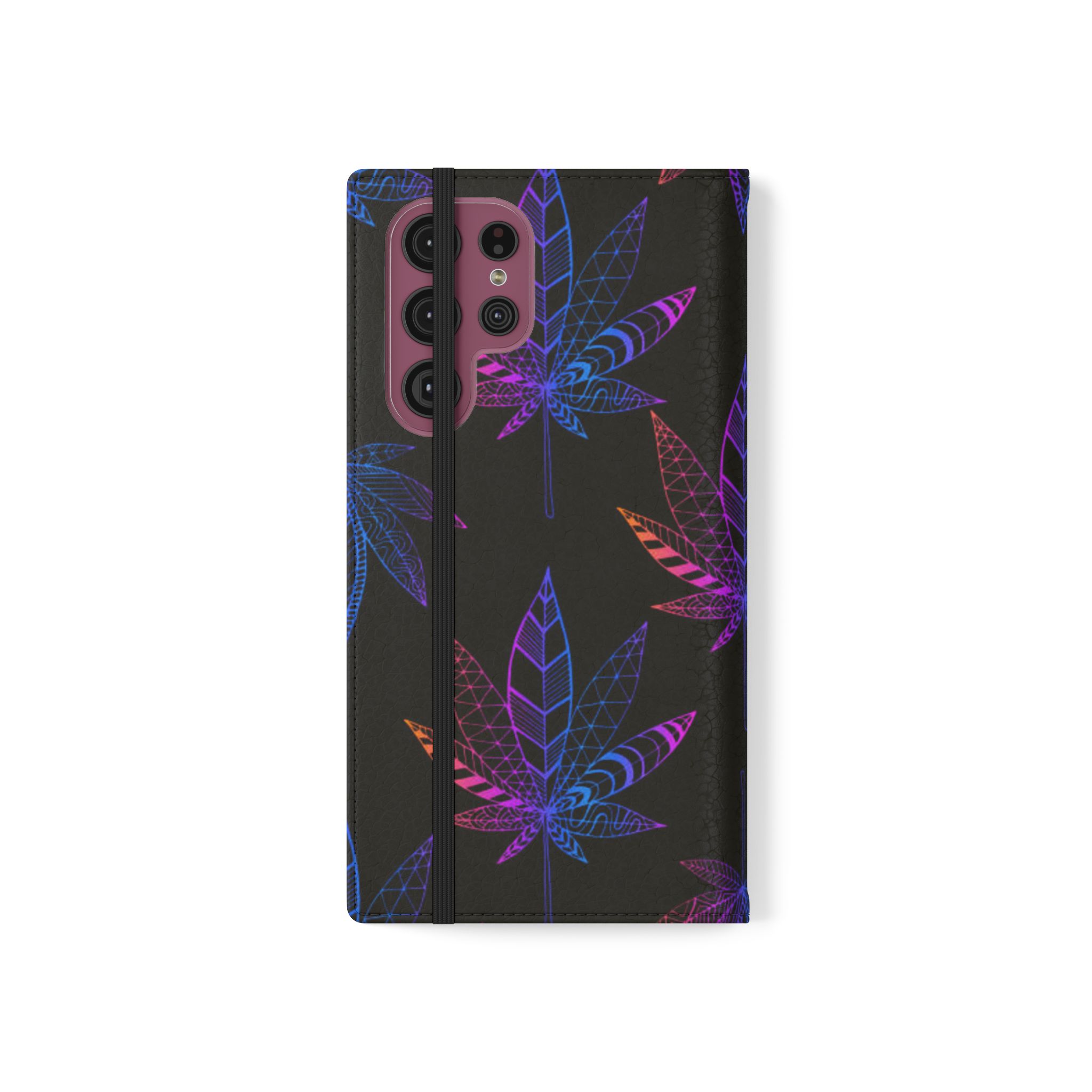 Vibrant Leaf Flip Cases - Stylish Phone Wallet, Unique Gift for Nature Lovers, Eco-Friendly Accessory - Image 12