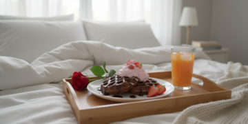 Infused Chocolate Waffles